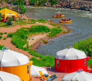 Zipline tour soaring over the Arkansas River Valley