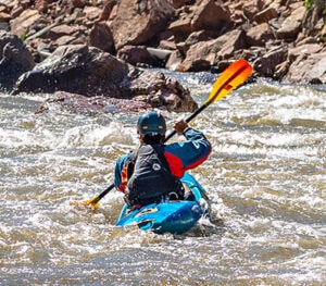 Safety equipment and trained guides at Royal Gorge Rafting