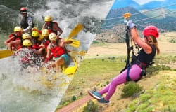 Adventure packages - bundle rafting, zipline, and more